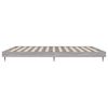 vidaXL Cadre de lit sans matelas sonoma gris 140x200 cm