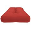 vidaXL Coussin de palette rouge 120x40x12 cm tissu