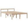 vidaXL Lit bibliothèque sans matelas 135x190 cm bois de pin massif