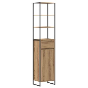 vidaXL Cabinet de salle de bain Ch&ecirc;ne artisan 40 x 30 x 180 cm