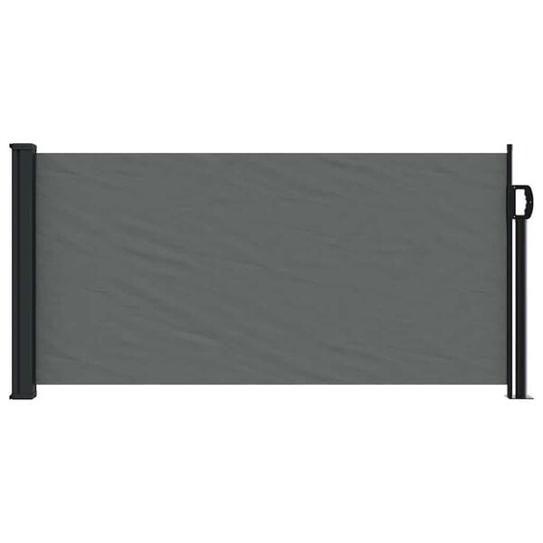 vidaXL Store lat&eacute;ral r&eacute;tractable Anthracite 100x300 cm