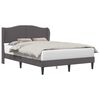 vidaXL Cadre de lit avec t&ecirc;te de lit Gris 160 x 200 cm Simili cuir