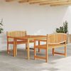 vidaXL Ensemble &agrave; manger de jardin 3 pcs Bois de teck massif