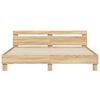 vidaXL Cadre de lit sans matelas chêne sonoma 180x200 cm