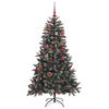 vidaXL Sapin de No&euml;l artificiel Vert 150 cm PVC, plastique et acier