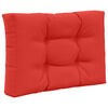 vidaXL Coussin de canap&eacute; d'ext&eacute;rieur 3 pcs Rouge Polyester