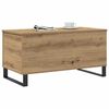vidaXL Table basse ch&ecirc;ne artisanal 90x44,5x45 cm bois d'ing&eacute;nierie