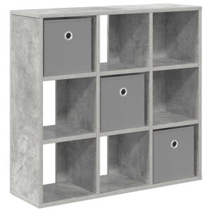 vidaXL Buffet avec tiroir Gris b&eacute;ton 73,5 x 24 x 69,5 cm