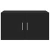 vidaXL Armoire murale noir 70x42,5x40 cm bois d'ing&eacute;nierie
