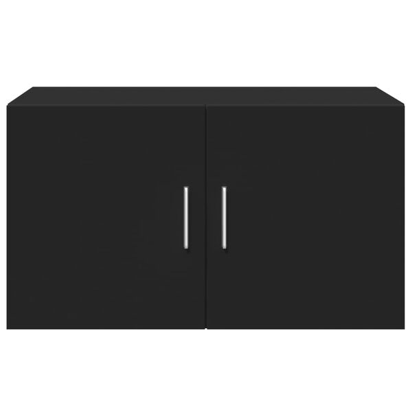 vidaXL Armoire murale noir 70x42,5x40 cm bois d'ing&eacute;nierie