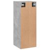 vidaXL Armoire murale gris b&eacute;ton 34,5x34x90 cm bois d'ing&eacute;nierie