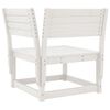 vidaXL Canap&eacute; d'angle de jardin blanc 73x73x78cm bois pin massif