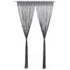 vidaXL Rideau en macram&eacute; Anthracite 140x240 cm Coton