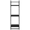 vidaXL Ensemble d'&eacute;tag&egrave;res murales 6 pcs Ch&ecirc;ne noir 100 x 25 x 30 cm