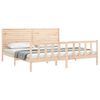 vidaXL Cadre de lit sans matelas 200x200 cm bois massif de pin
