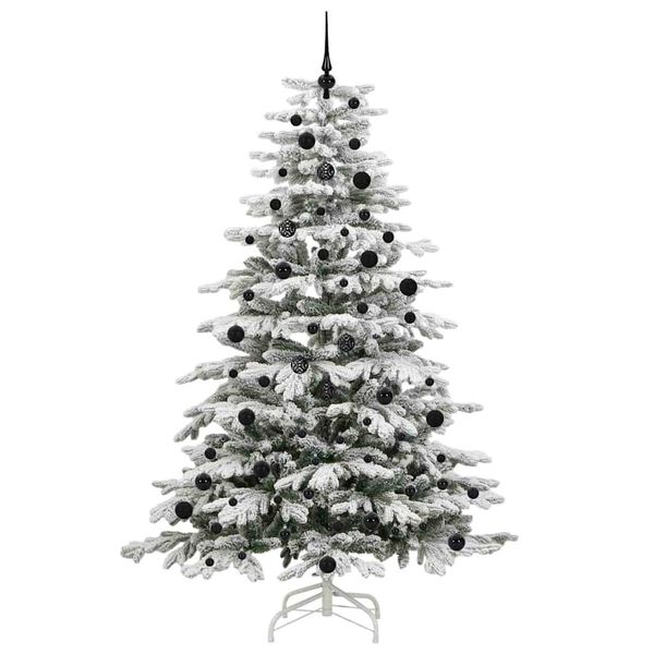 vidaXL Sapin de No&euml;l Artificiel &agrave; Branches Articul&eacute;es Blanc 240 cm