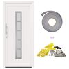 vidaXL Porte Frontale Blanc 98 x 200 cm PVC