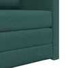 vidaXL Canap&eacute;-Lit 60cm Vert fonc&eacute; tissu
