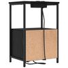vidaXL Cabinet de chevet Ch&ecirc;ne noir 40 x 31 x 60 cm Bois d'ing&eacute;nierie