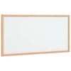 vidaXL Tableau blanc magn&eacute;tique avec cadre en bois de pin massif 60 x 30 cm