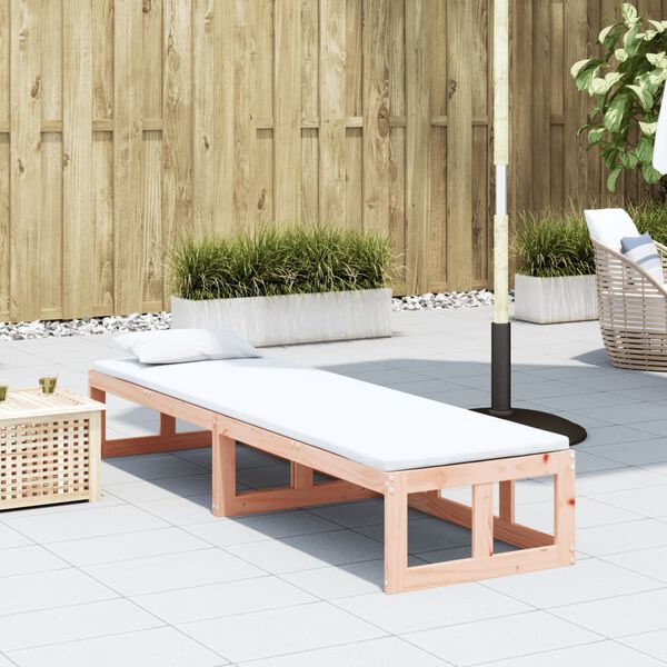 vidaXL Canap&eacute; de jardin extensible bois massif de douglas