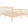 vidaXL Cadre de lit sans matelas bois massif 160x200 cm