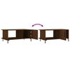 vidaXL Table basse chêne marron 90x50x40 cm bois d'ingénierie
