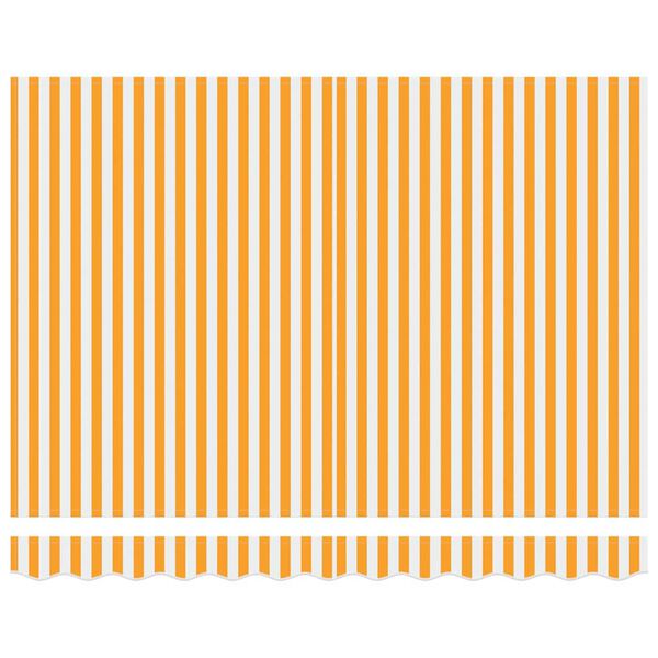 vidaXL Auvent R&eacute;tractable Jaune et blanc 300 x 250 cm