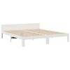 VidaXL Cadre de lit familial sans matelas blanc 270x200 cm