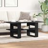 vidaXL Table basse Ch&ecirc;ne noir 102 x 55 x 42 cm Bois d'ing&eacute;nierie