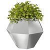 vidaXL Jardini&egrave;re Argent 100 x 100 x 80 cm Acier galvanis&eacute;