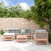 vidaXL Salon de jardin 7 pcs bois massif douglas