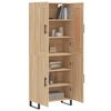 vidaXL Buffet haut Ch&ecirc;ne sonoma 69,5x34x180 cm Bois d'ing&eacute;nierie
