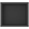 vidaXL Meuble TV suspendu Gris 100x30x26,5 cm Bois d’ingénierie