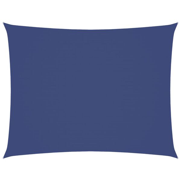 vidaXL Voile de parasol tissu oxford rectangulaire 4x5 m bleu