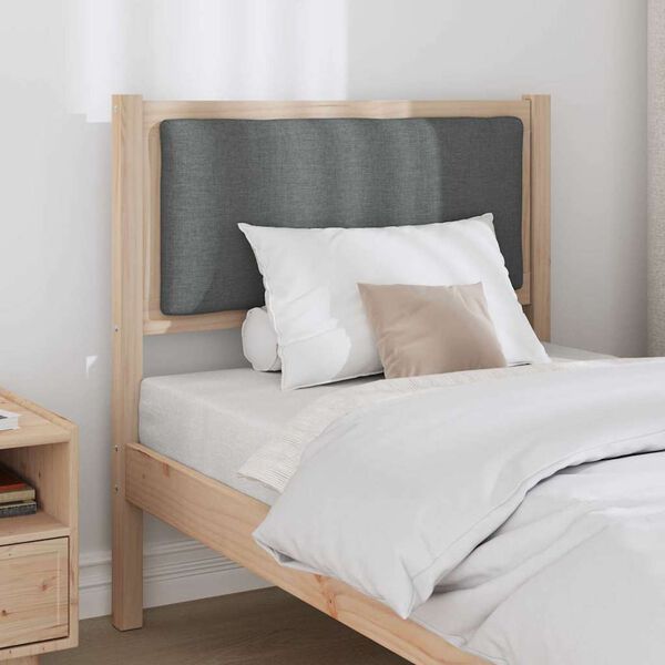 vidaXL T&ecirc;te de lit Autre Marron 75 cm Bois massif en pin