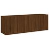 vidaXL Meubles TV muraux 2 pcs ch&ecirc;ne marron 60x30x41 cm
