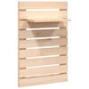 vidaXL Étagères de chevet murales 2 pcs Bois de pin massif