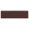 vidaXL Abri de jardin Marron fonc&eacute; 192x772x223 cm Acier galvanis&eacute;