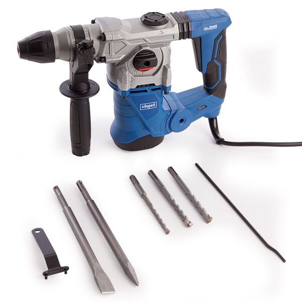 Scheppach Marteau rotatif de d&eacute;molition DH1300PLUS 5J 1250 W