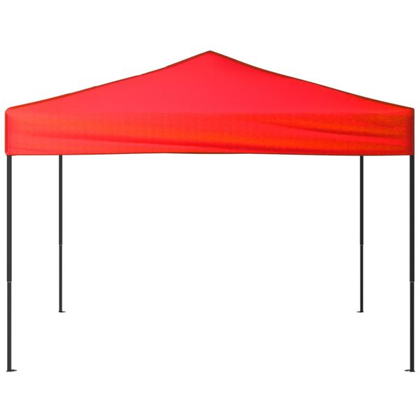 vidaXL Tente de r&eacute;ception pliable Rouge 3x3 m