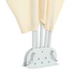 vidaXL Auvent latéral pliable de terrasse Crème 300 x 200 cm