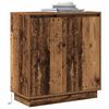 vidaXL Buffet LED Bois ancien 71 x 34,5 x 75 cm Bois d'ing&eacute;nierie