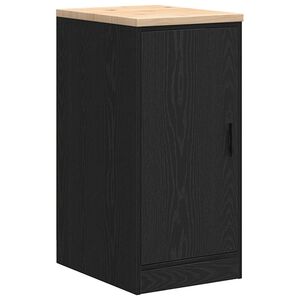 vidaXL Armoire de rangement de garage noir 40x51x85 cm bois de pin
