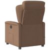 vidaXL Fauteuil de massage inclinable Marron Tissu