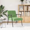 vidaXL fauteuil Vert clair 59 x 75 x 78 cm Velours