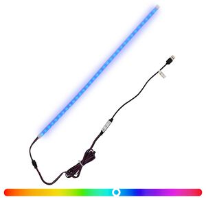vidaXL Bande LED 55 cm Multicolore PVC