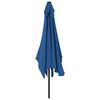 vidaXL Parasol d'extérieur avec poteau en métal 300x200 cm Azuré