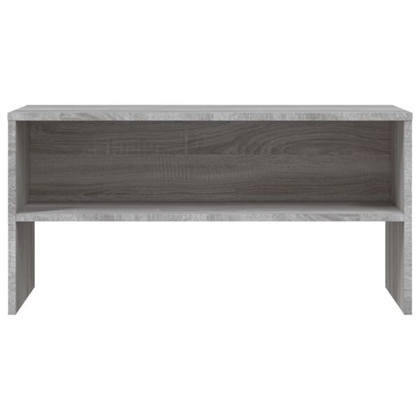 vidaXL Meuble TV sonoma gris 80x40x40 cm bois d'ingénierie