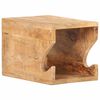 vidaXL Support mural de v&eacute;los 35x25x25 cm Bois de manguier brut solide